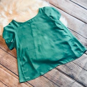 Peaches N Cream Flowy Open Back Top